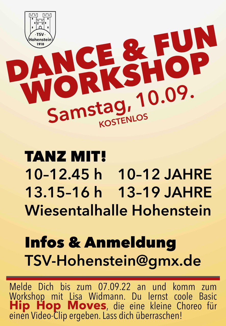 Werbeplakat Dance Fun 2022neu